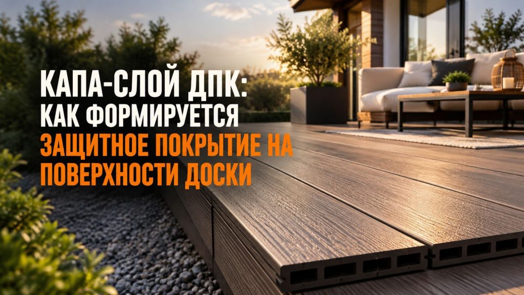 Капа-слой ДПК: как формируется защитное покрытие на поверхности доски